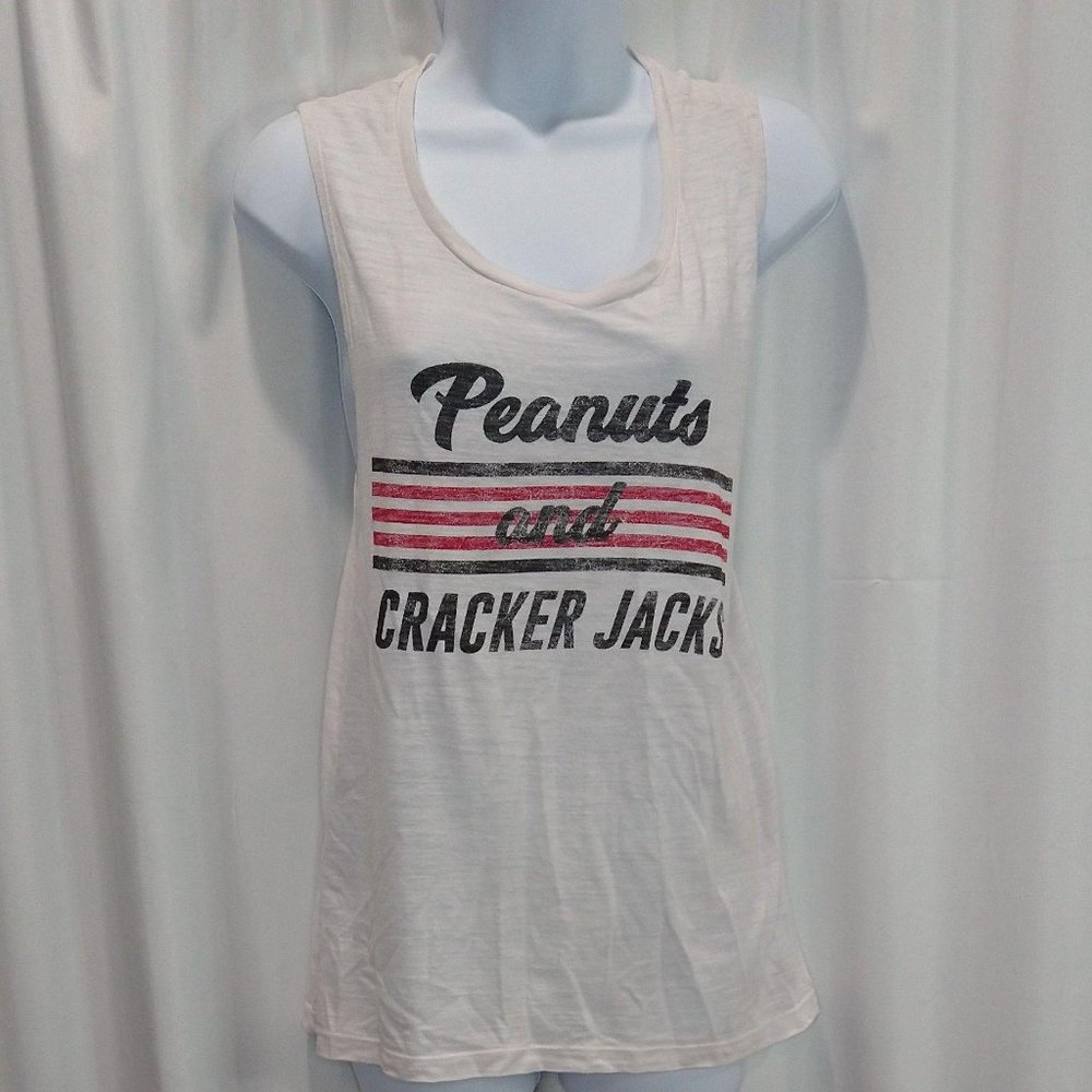 Bella - Bella Canvas Off White Graphic Tank Top M